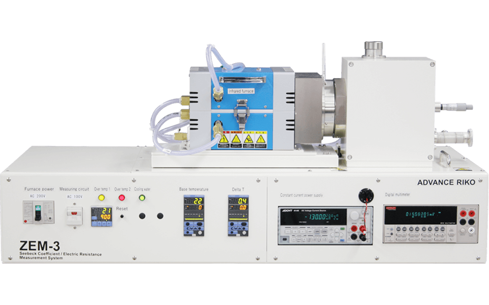 Advance Riko ZEM-3 Seebeck and Resistivity Measurement System