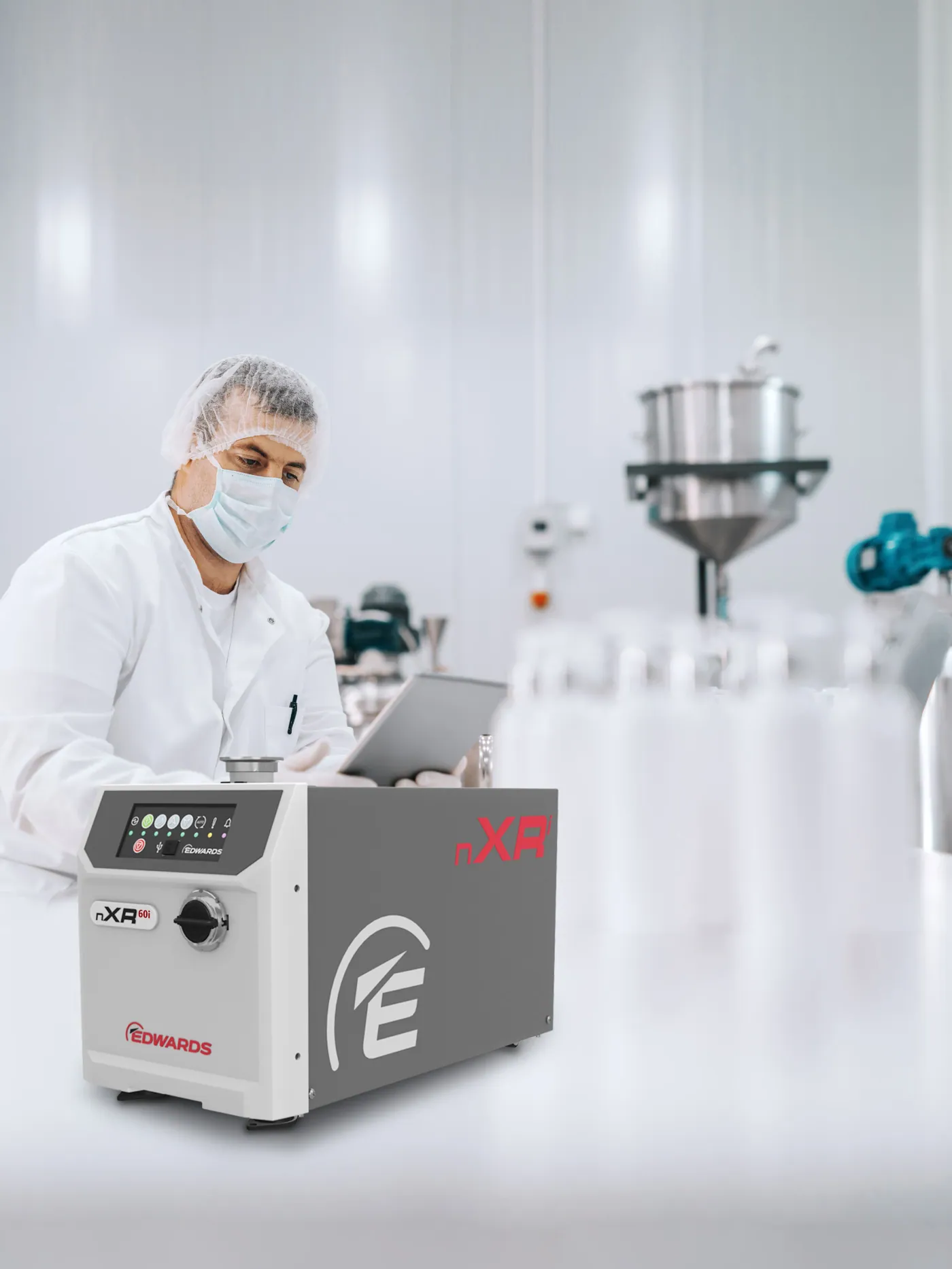 nXRi Series Compact Multistage Roots Dry Vacuum Pumps
