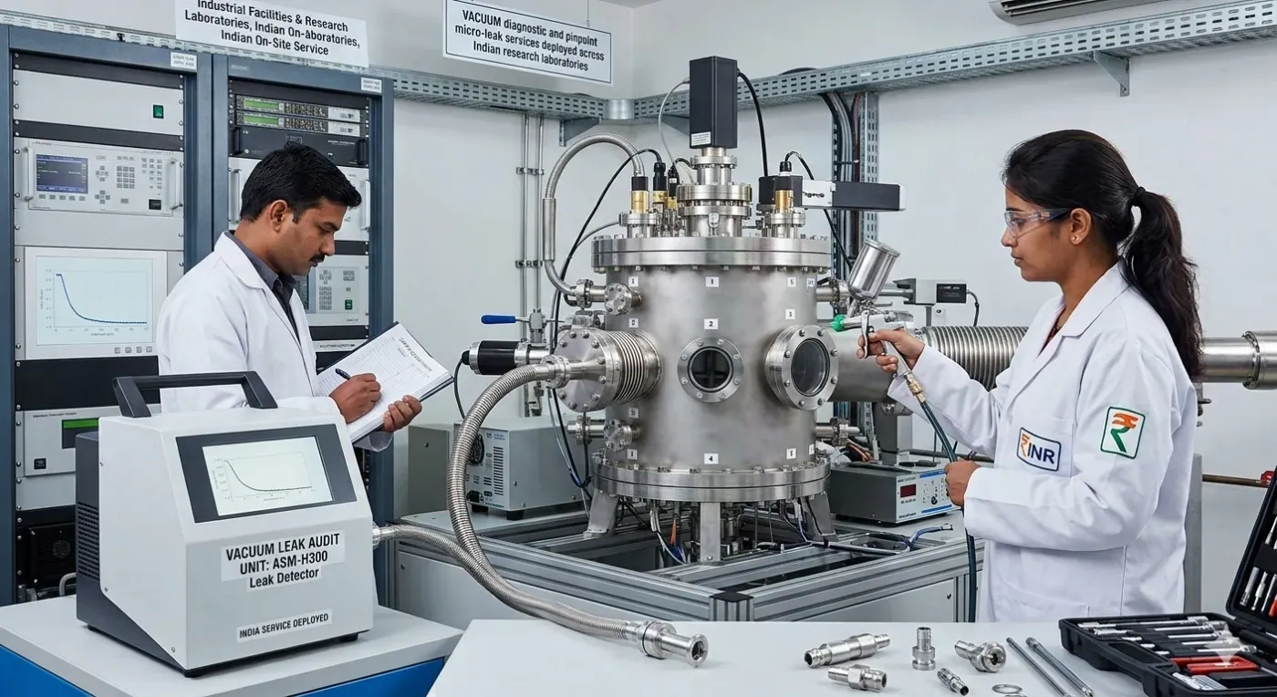 Helium Mass Spectrometer Vacuum Leak Testing